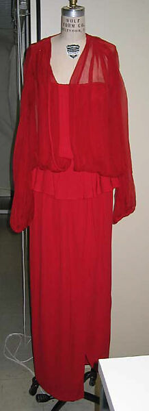 Evening ensemble, Valentino S.p.A. (Italian, founded 1959), silk, Italian