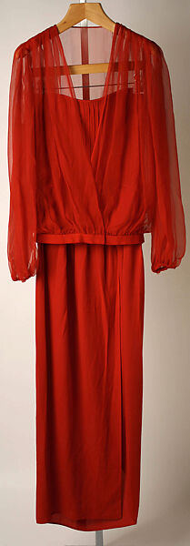 Evening ensemble, Valentino S.p.A. (Italian, founded 1959), silk, Italian