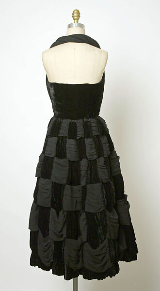 Evening dress, Simonetta (Italian, born 1922), silk, wool, Italian