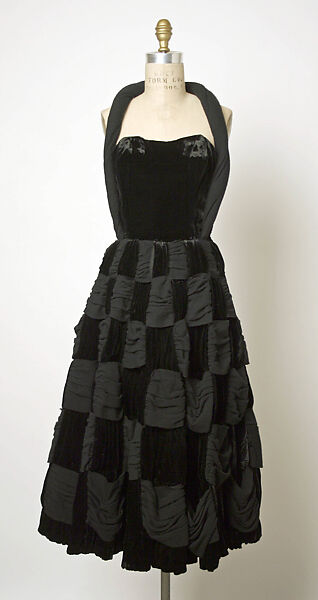 Evening dress, Simonetta (Italian, born 1922), silk, wool, Italian 