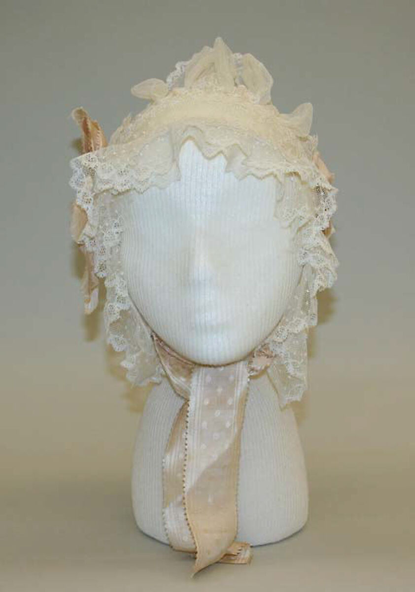 Cap, cotton, silk, American