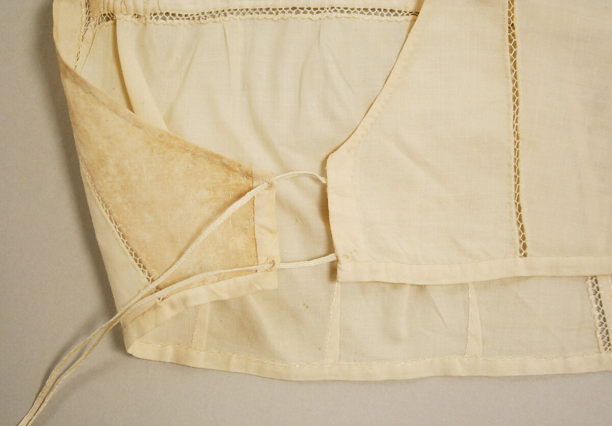 Bodice, cotton, American