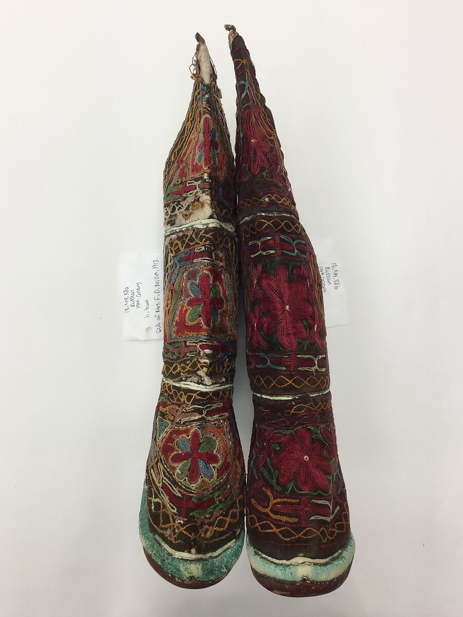 Boots, Embroidered