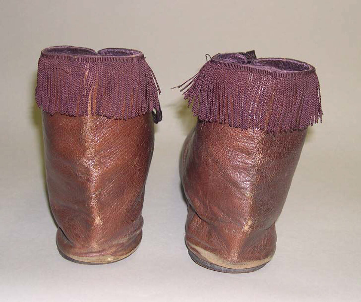 Boots, leather, American