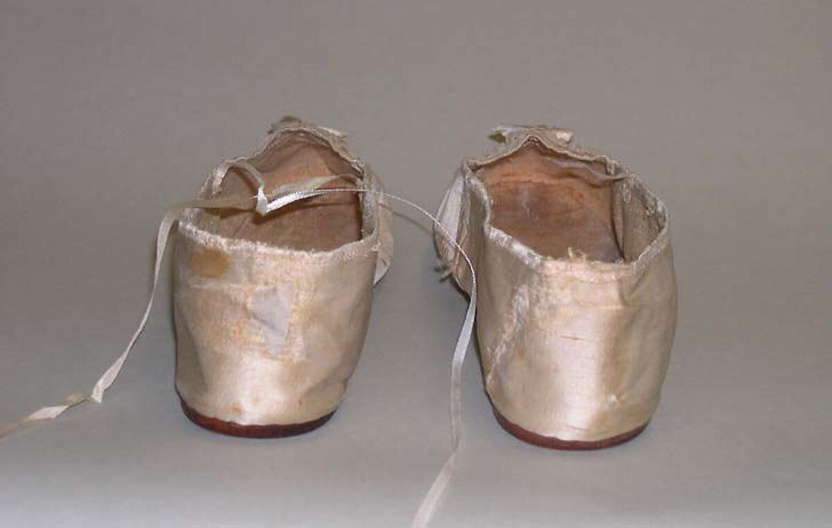 Slippers, leather, American