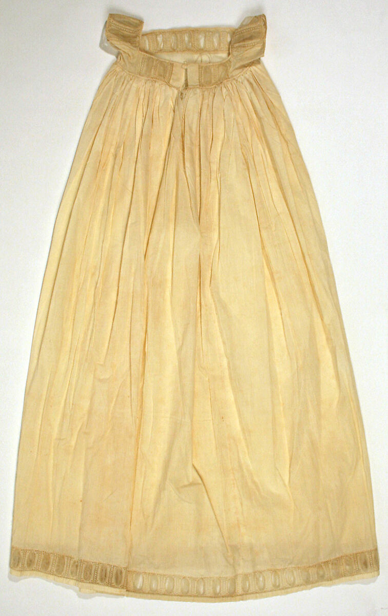 Dress, cotton, American