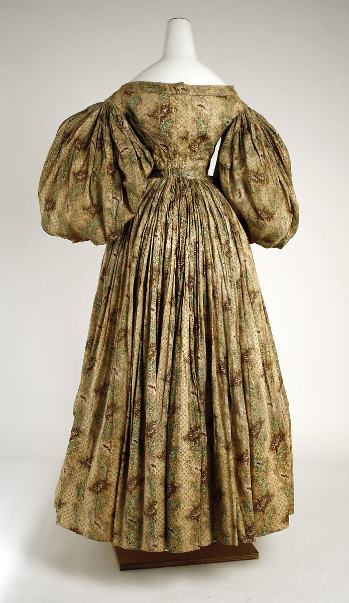 Dress, cotton, American