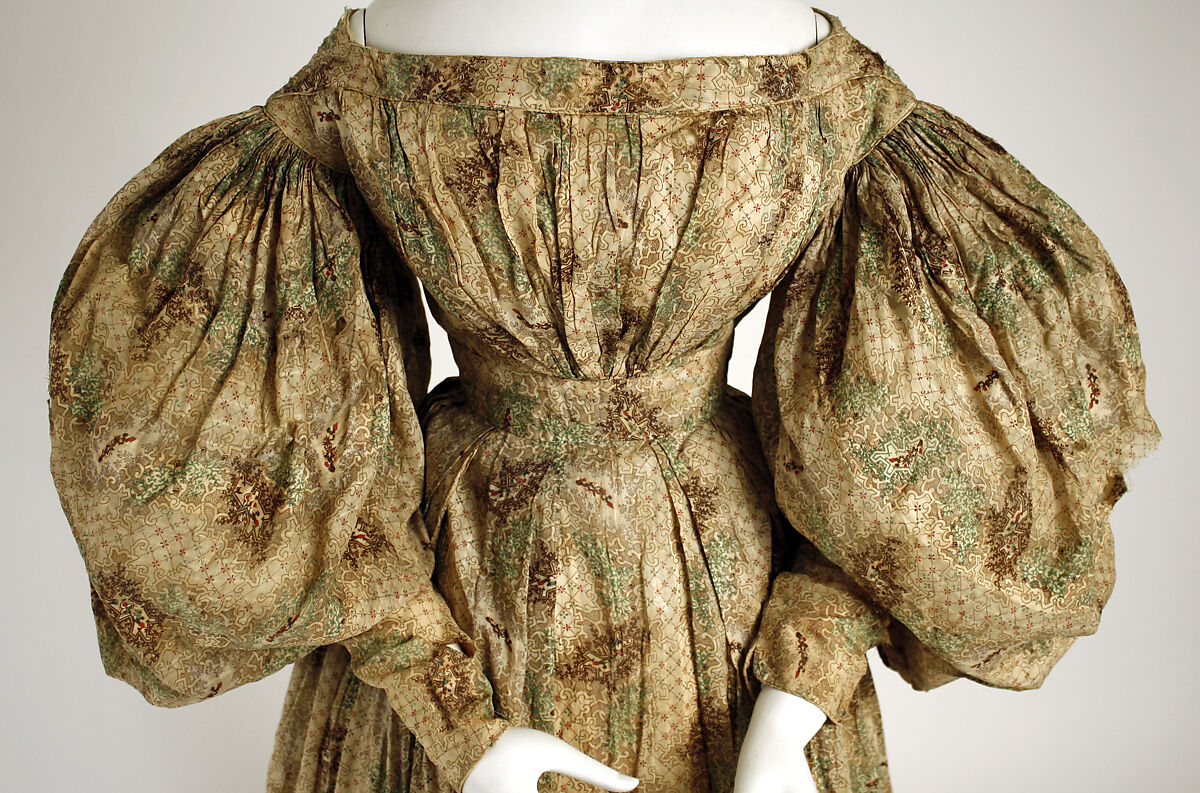 Dress, cotton, American