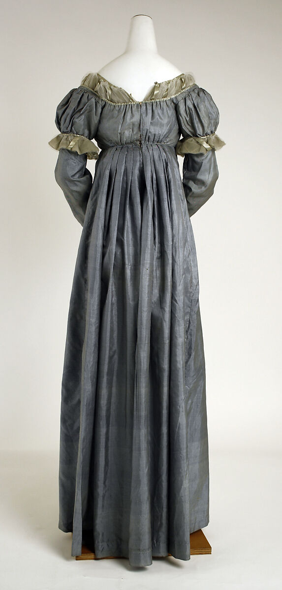 Dress, silk, American