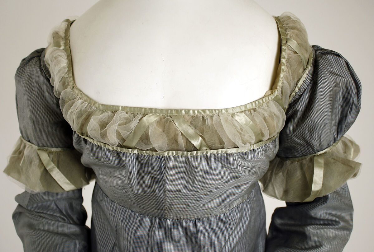 Dress, silk, American