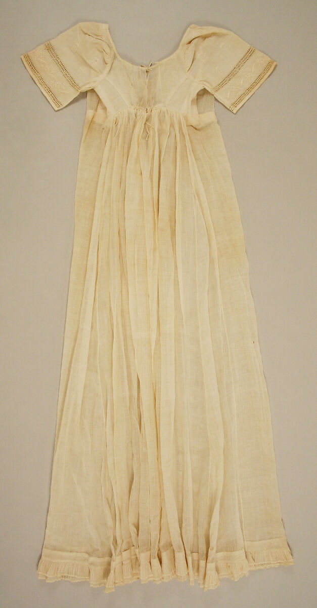 Dress, cotton, American