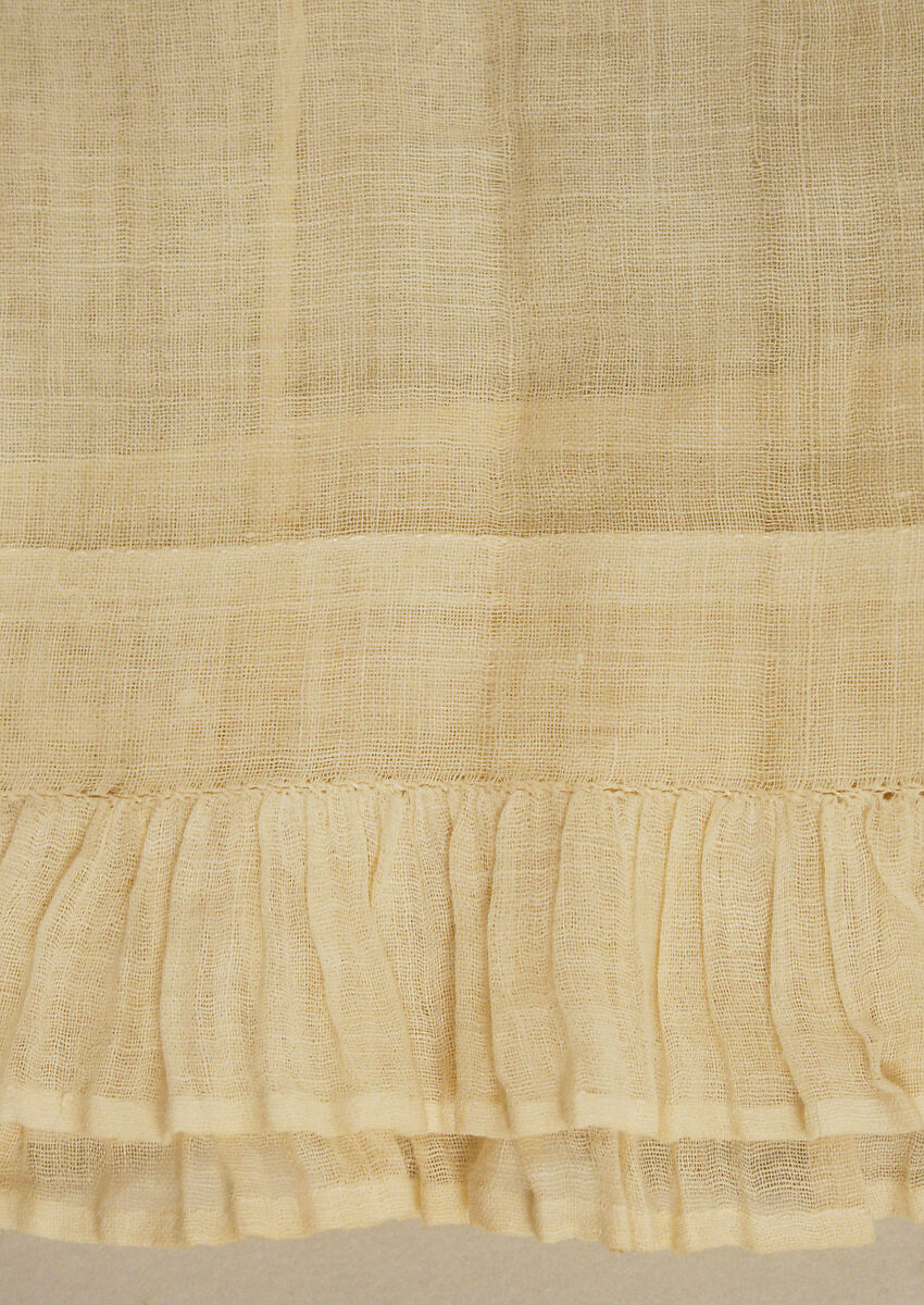 Dress, cotton, American