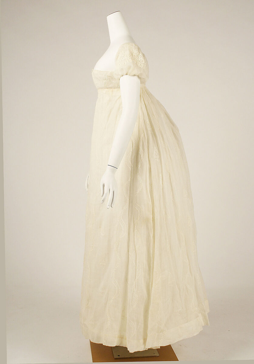 Dress, cotton, American