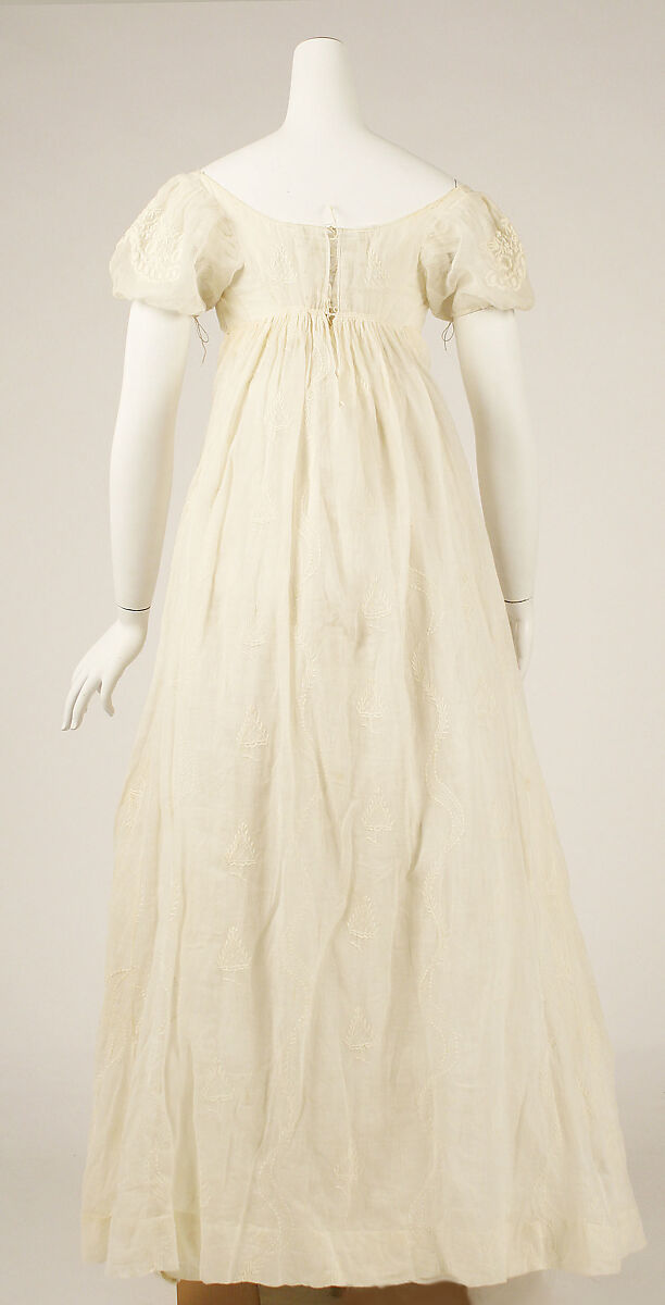 Dress, cotton, American