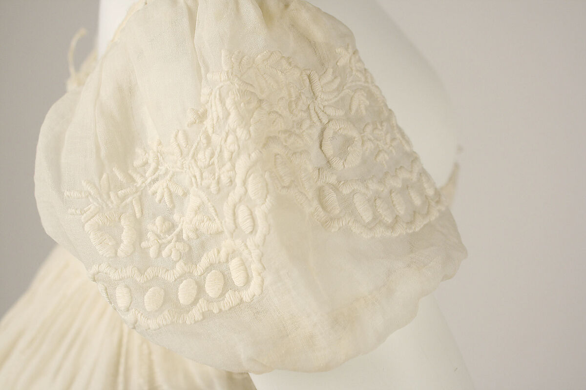 Dress, cotton, American