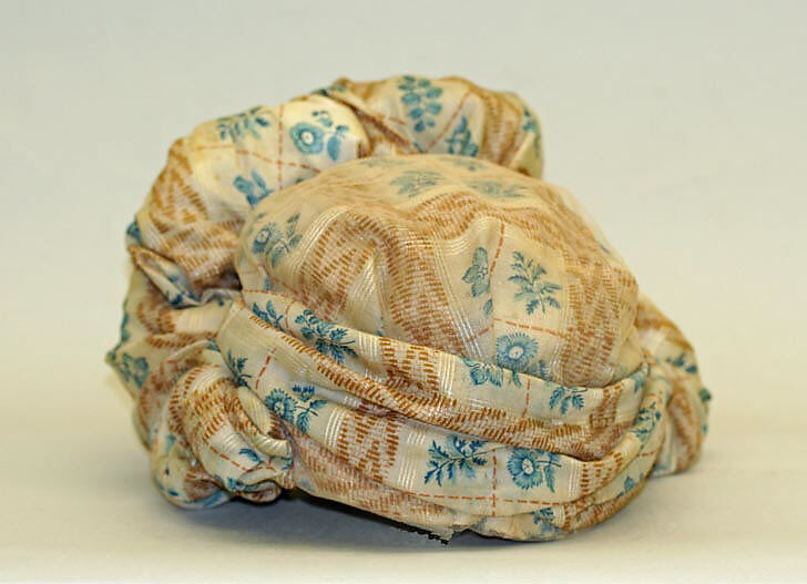 Evening turban, cotton, American 