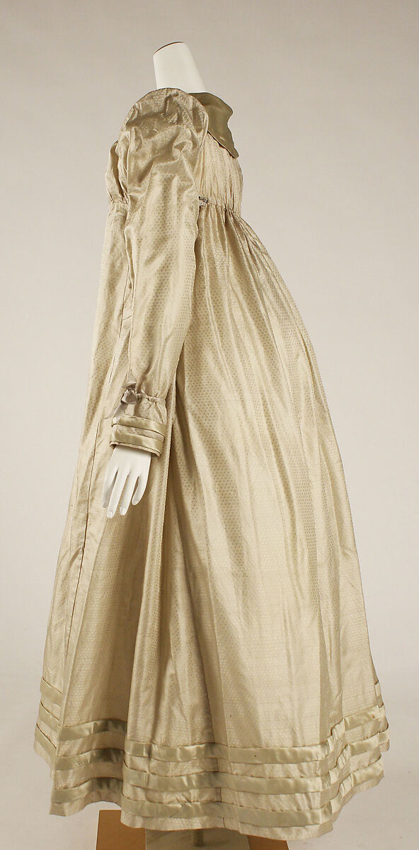 Dress, silk, American