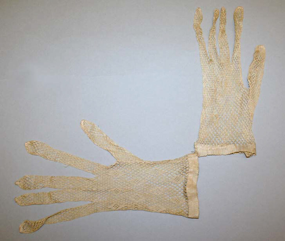 Gloves, silk, American 