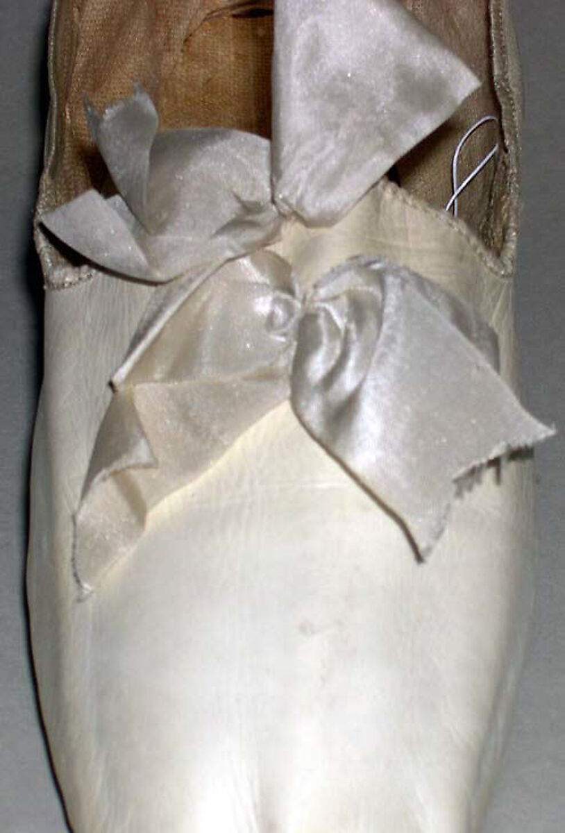 Wedding slippers, leather, silk, American