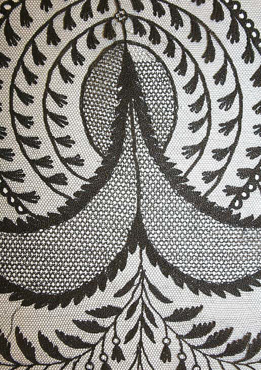 Veil, silk, American