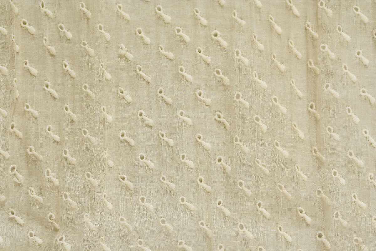 Dress, cotton, American