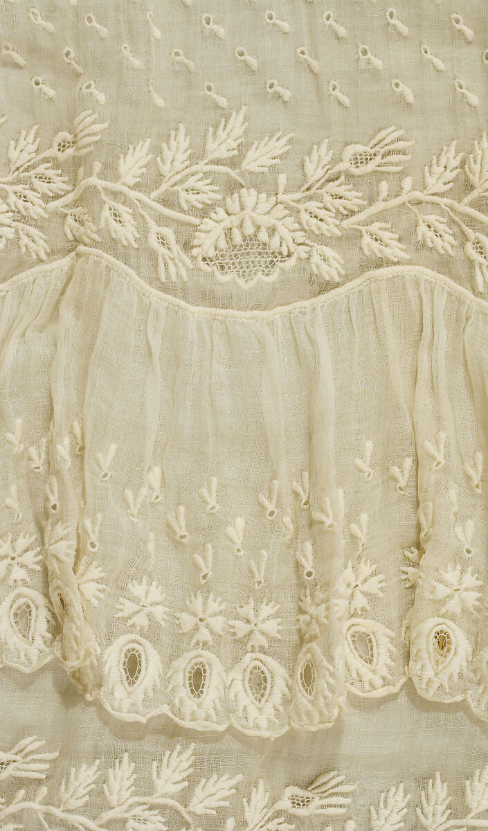 Dress, cotton, American