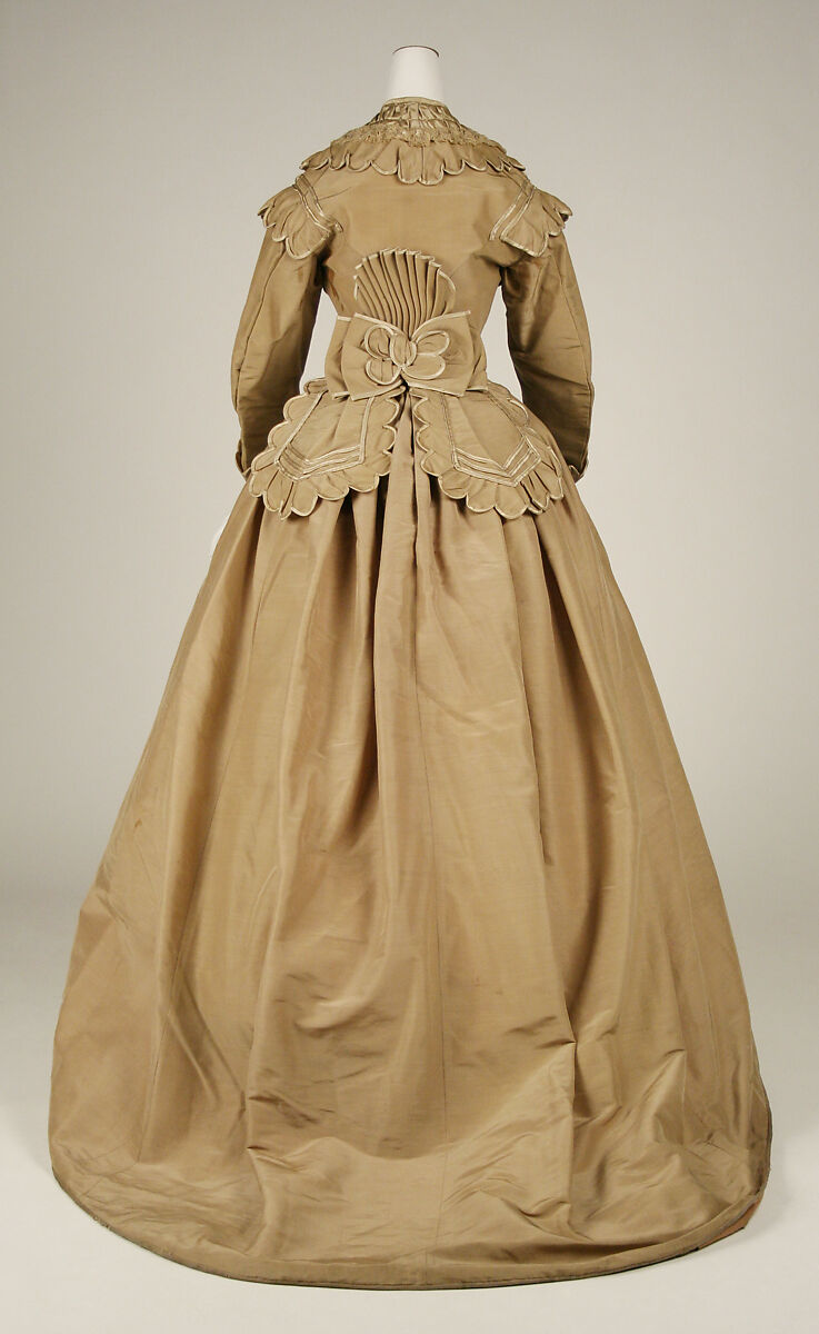 Dress, silk, American