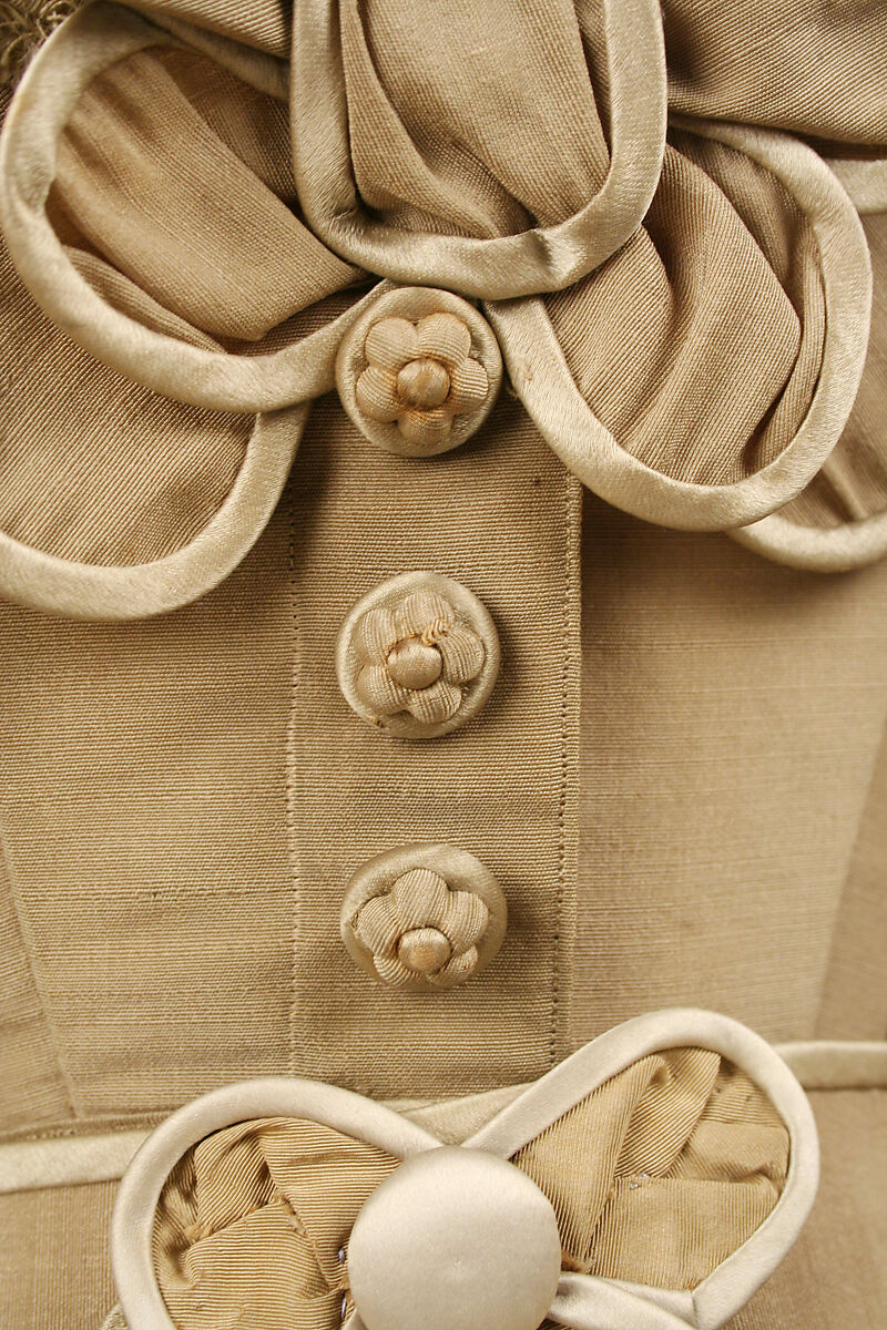 Dress, silk, American