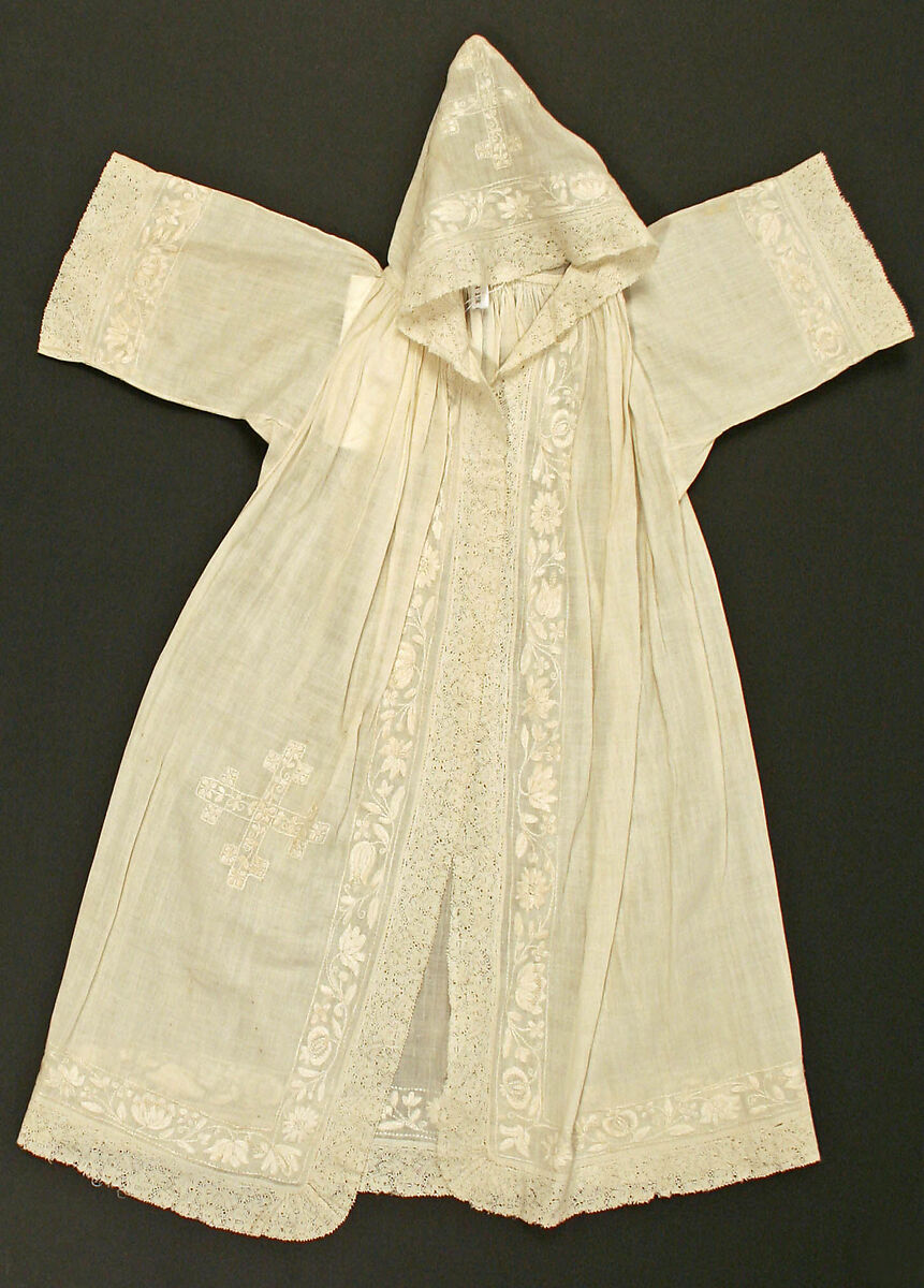 Christening dress, linen, Austrian 