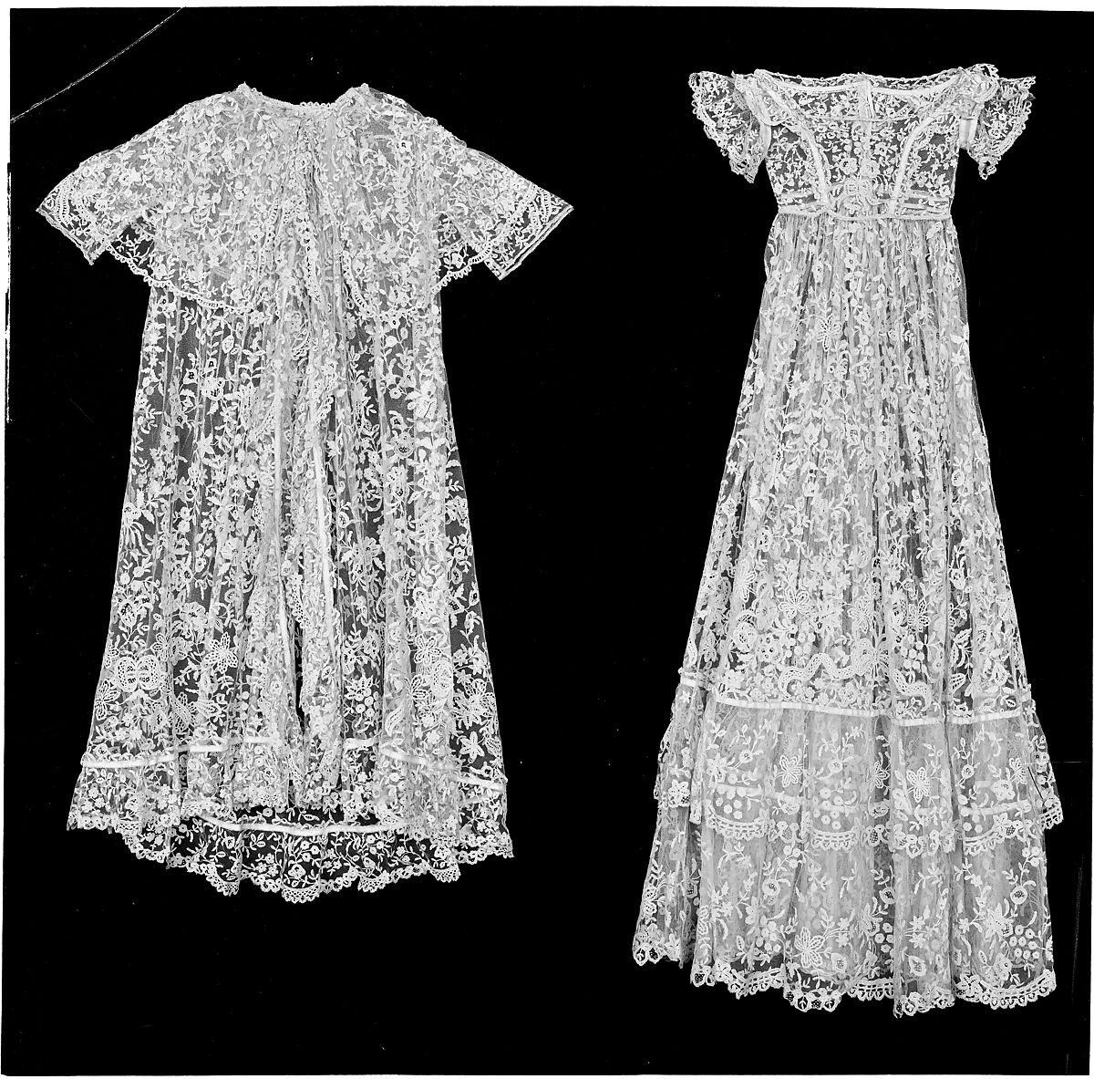 Christening ensemble, [no medium available], Belgian