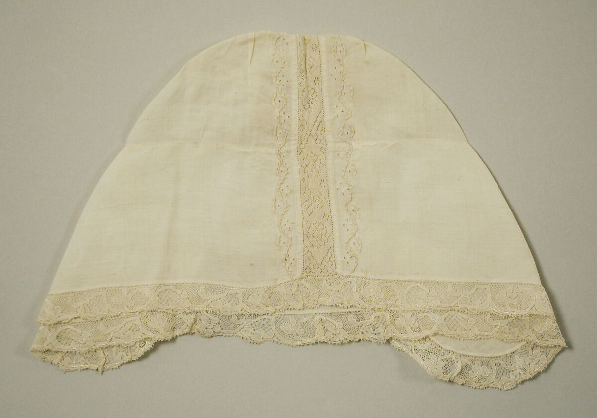 Cap, linen, British