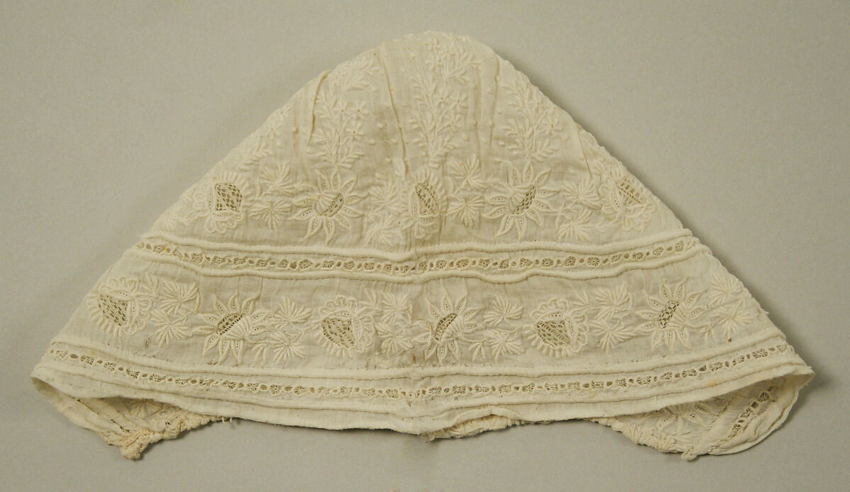 Cap, linen, British
