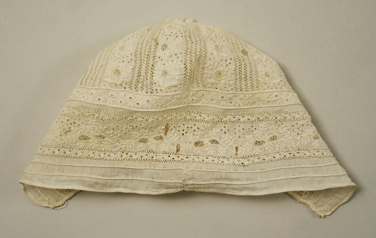Cap, linen, British