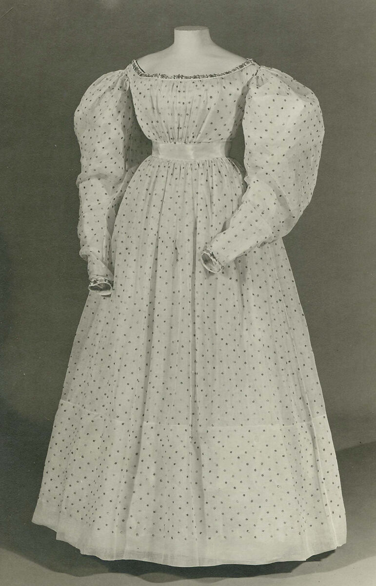 Dress, cotton, British