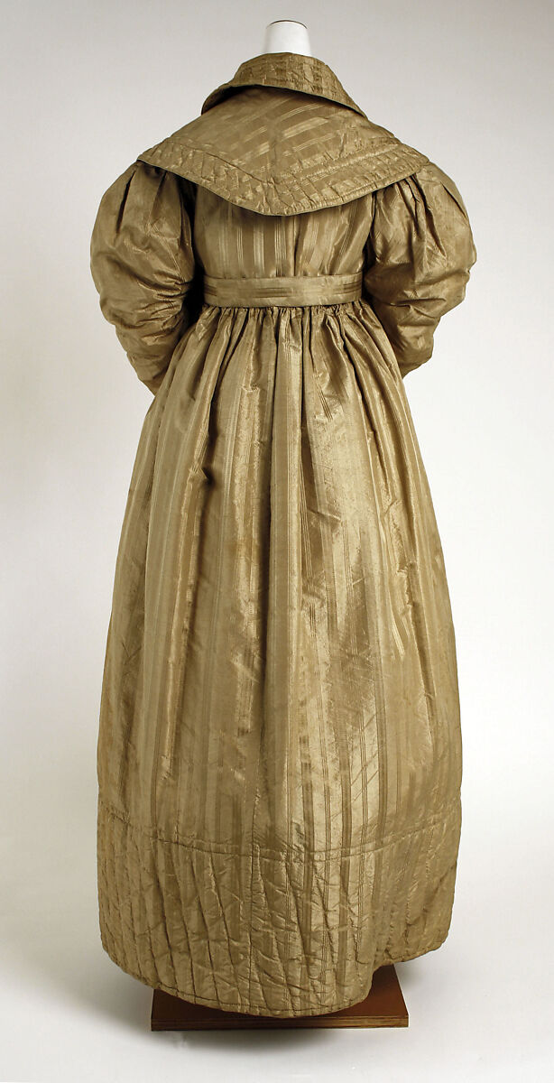 Pelisse, silk, British