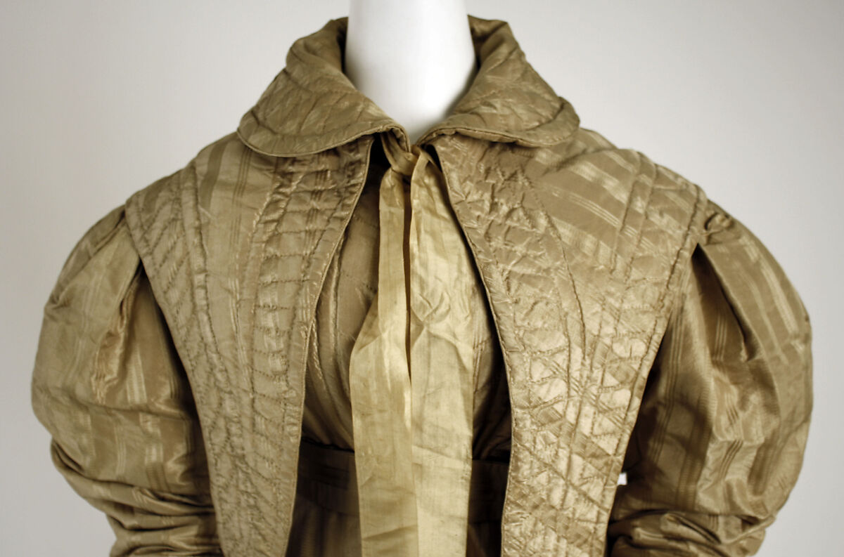 Pelisse, silk, British