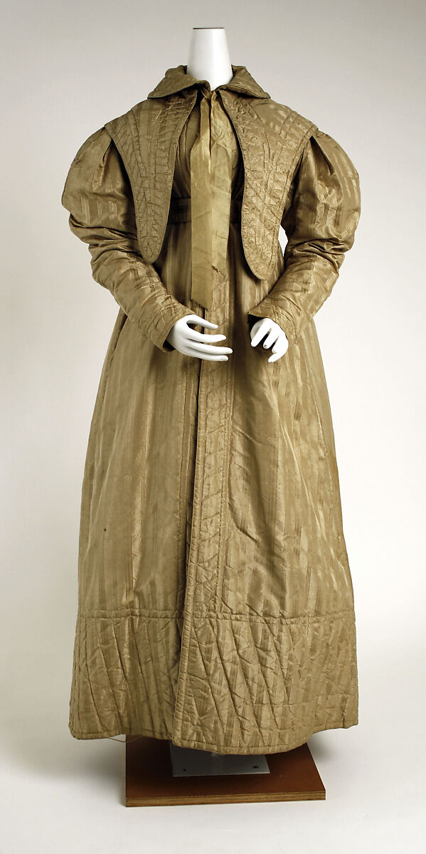 Pelisse, silk, British 