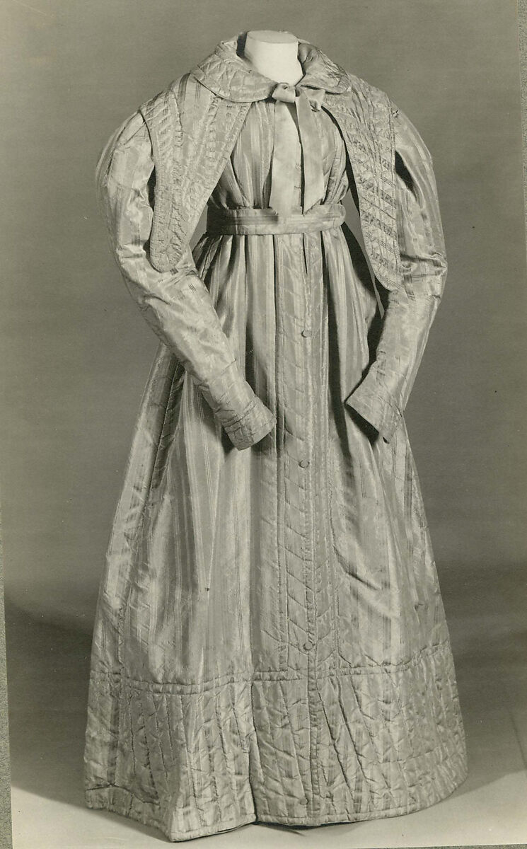 Pelisse, silk, British