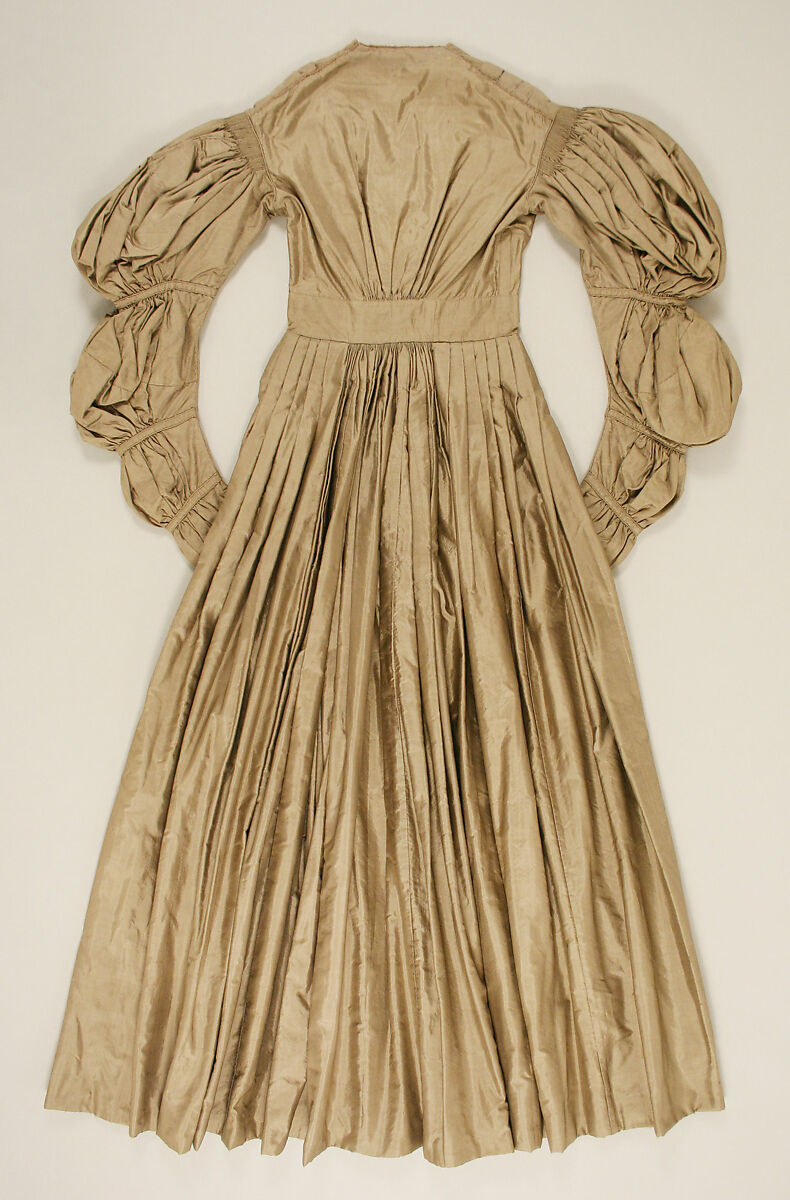 Dress, silk, American