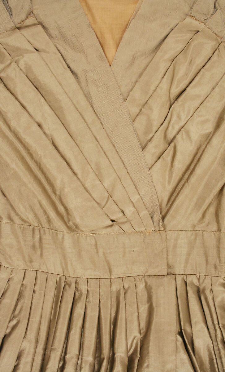 Dress, silk, American