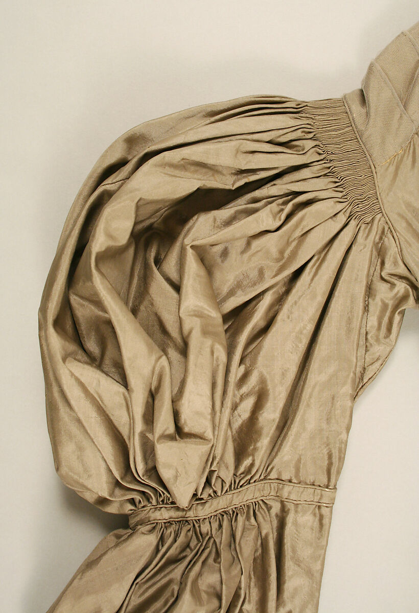 Dress, silk, American