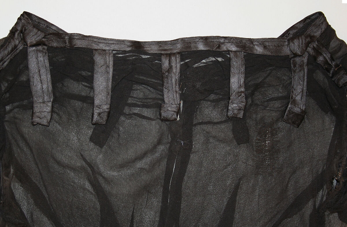 Dress, silk, British