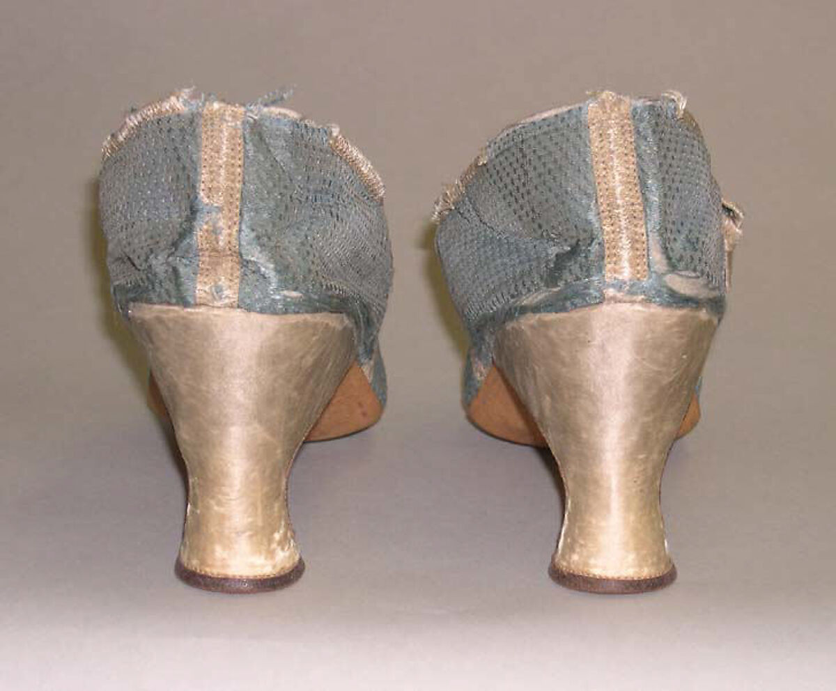 Shoes, silk, leather, European