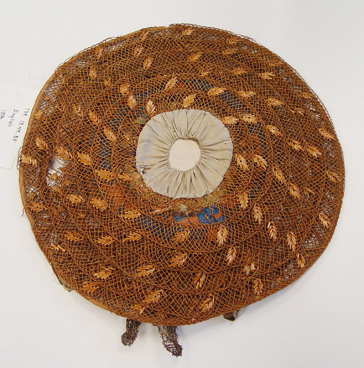 Hat, straw, probably British