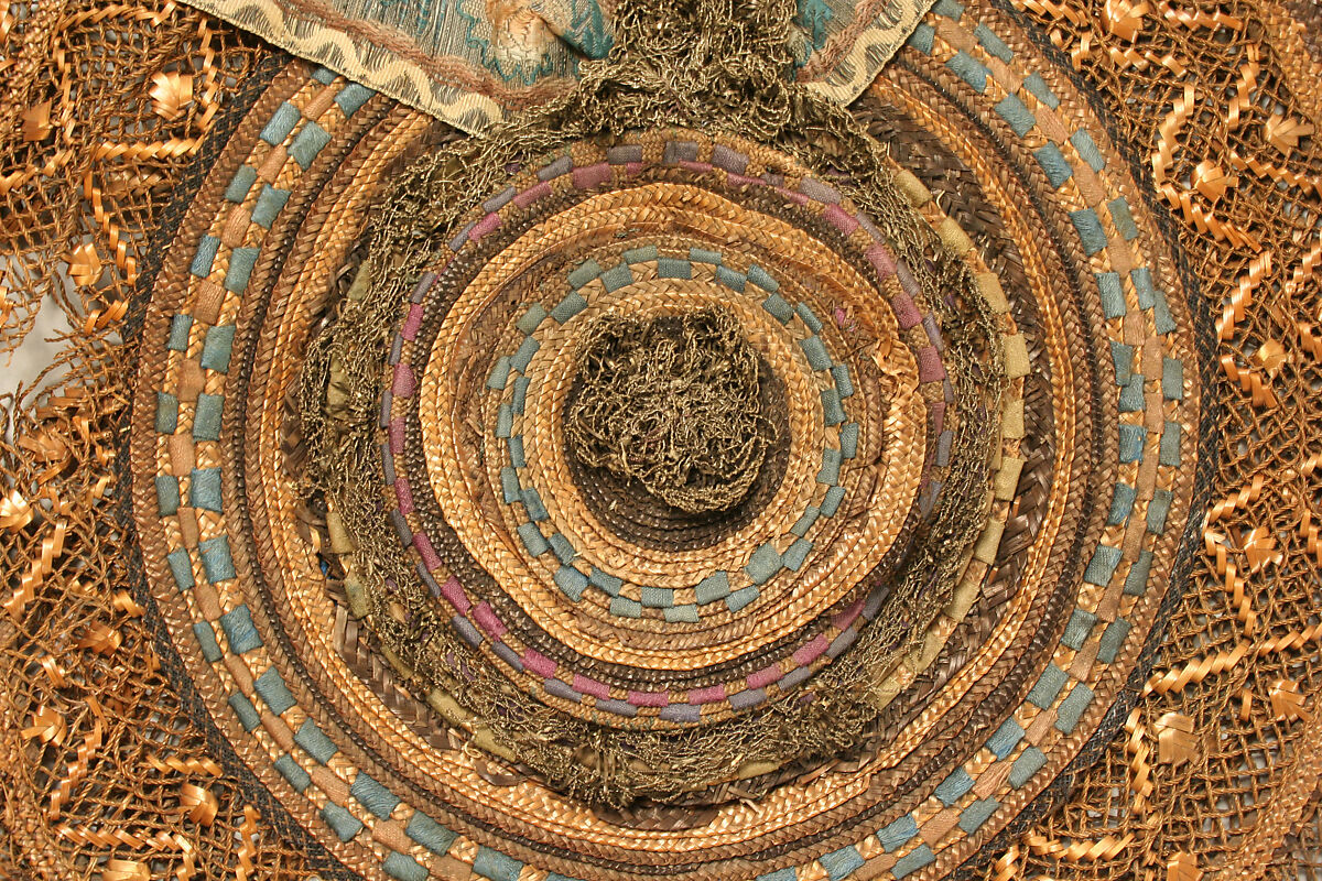 Hat, straw, probably British