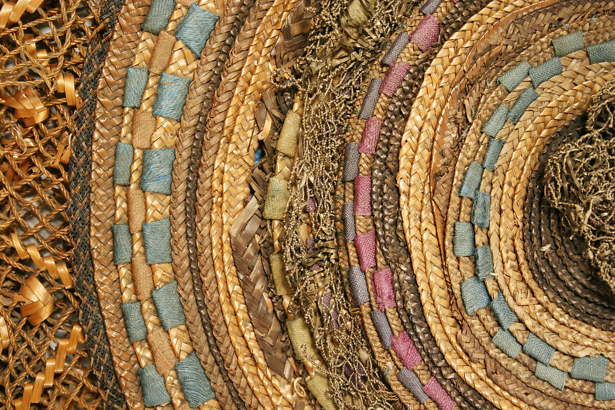 Hat, straw, probably British