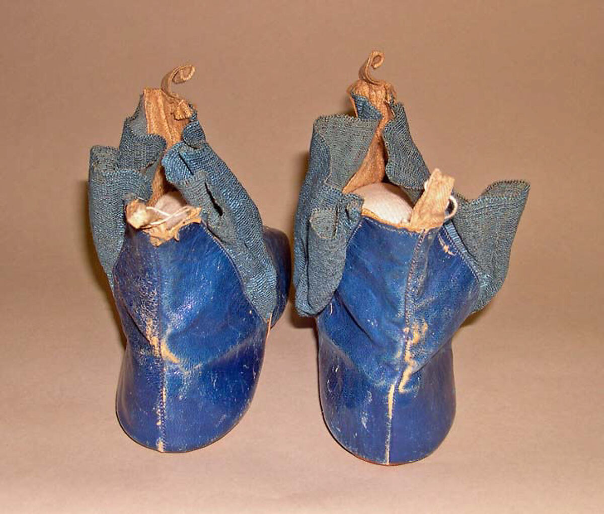 Boots, leather, probably British