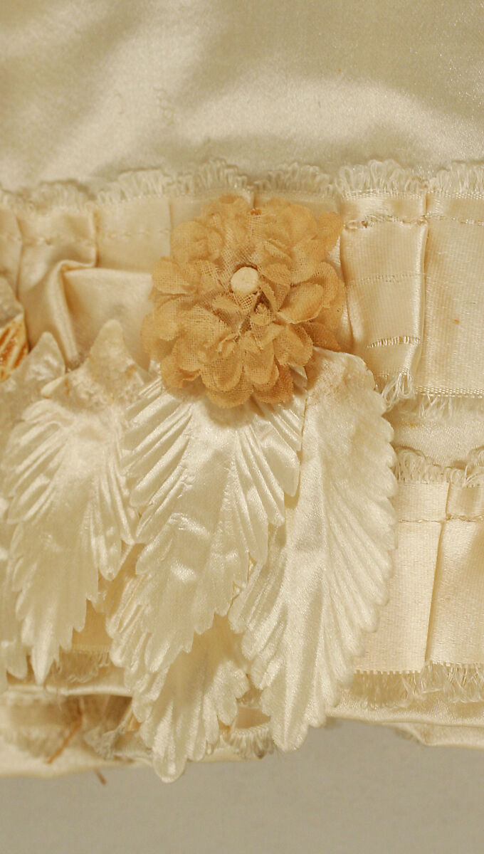 Evening dress, silk, French