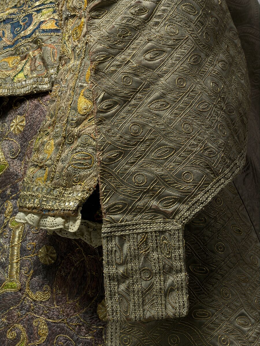 Ensemble, silk, linen, Spanish