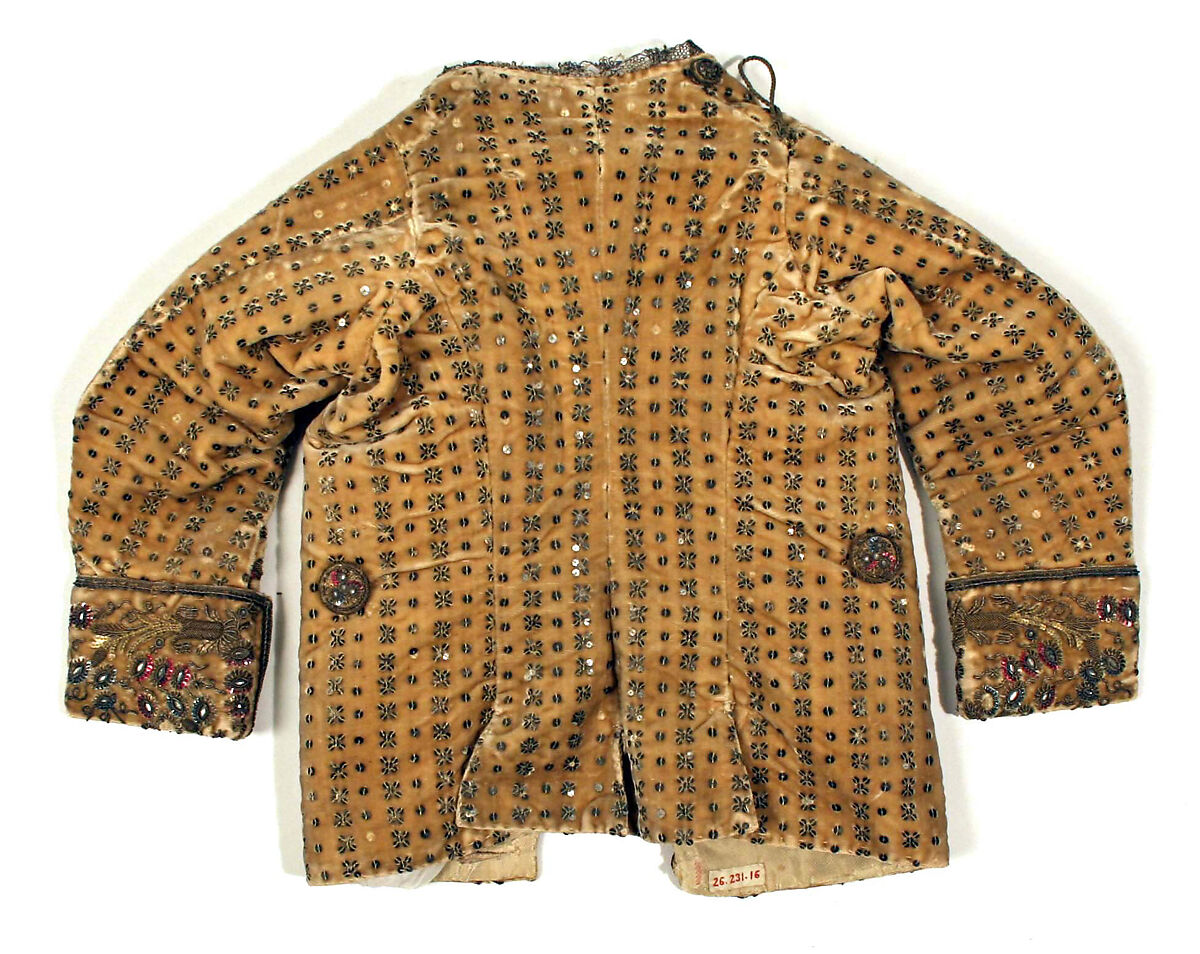 Coat, silk, metal, Spanish